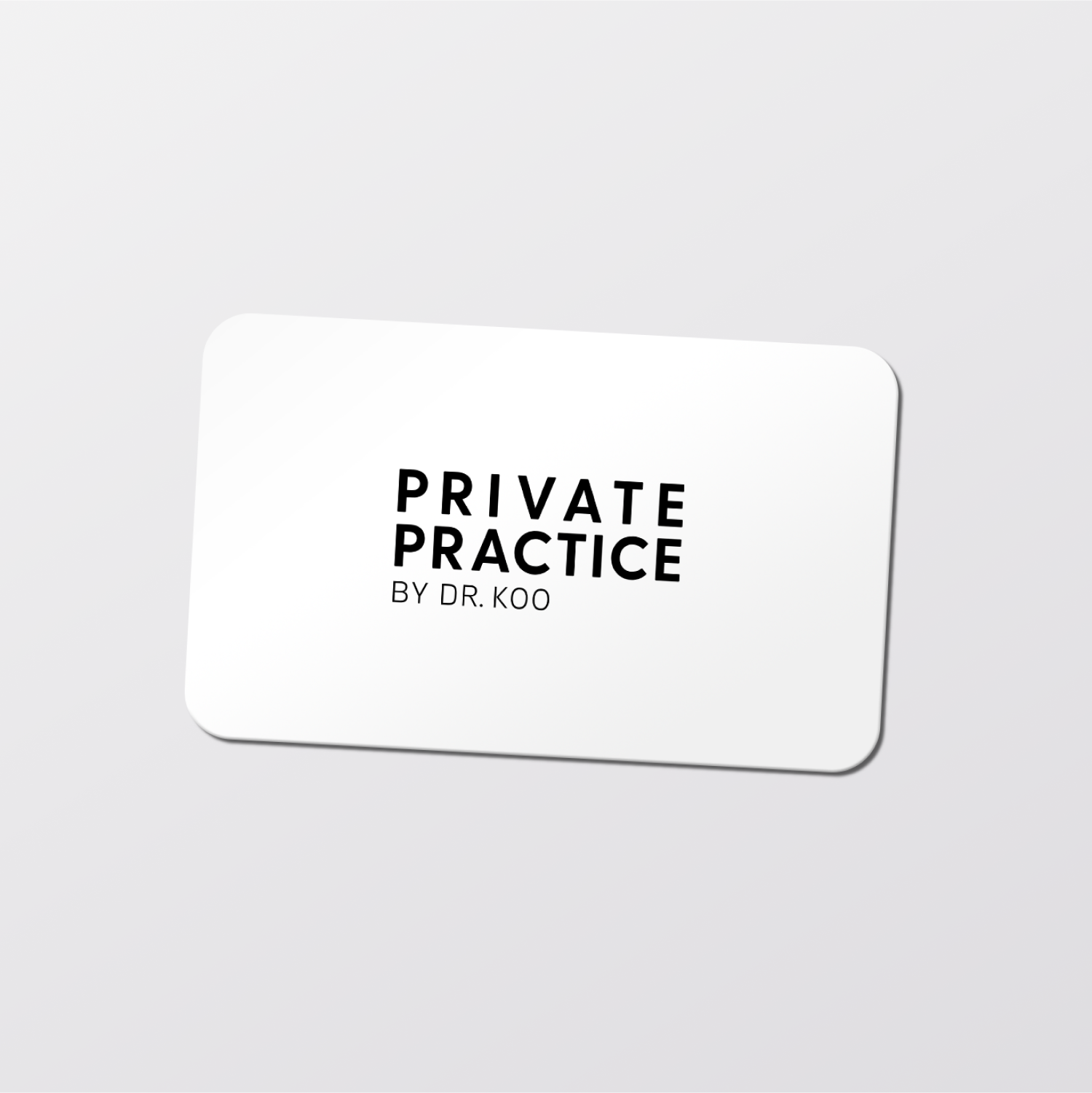 Digital Gift Card - Dr. Koo Private Practice