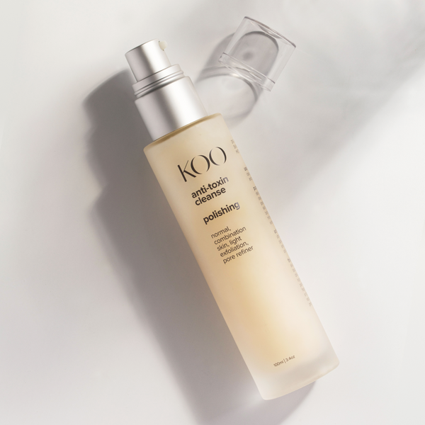 Dr. Koo Polishing Anti-Toxin Cleanser — surgeon-formulated lava pumice exfoliating cleanser, pore refiner 100ml